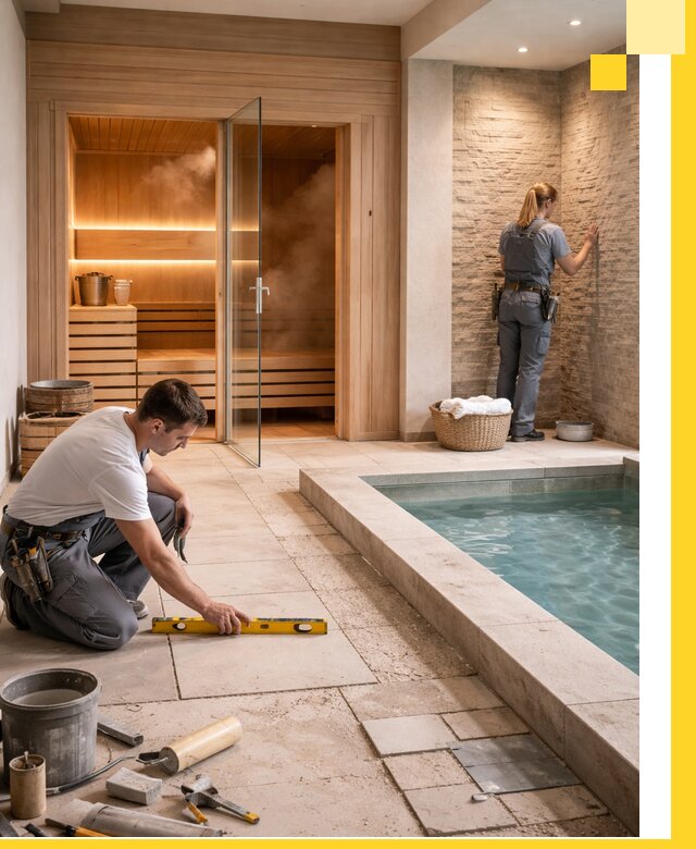 Комплексный дизайн и отделка интерьеров SPA под ключ в Бийске